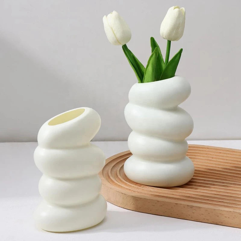 Nordic White Vase